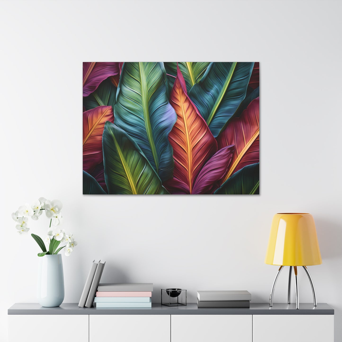 tropical leaf 40x30